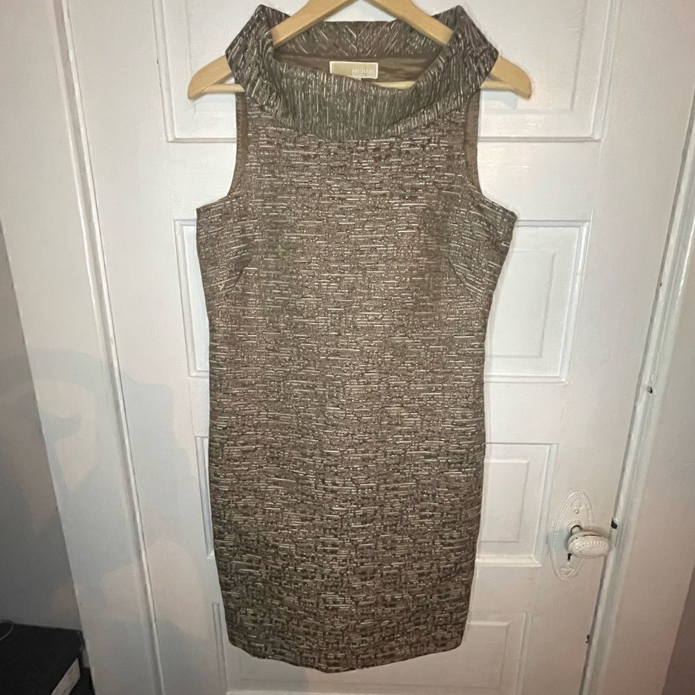 Michael Kors Cowl Neck Sleeveless Dress Size 4